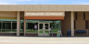 front door of information technology building